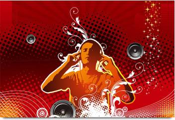 Boy Listening And Dancing Music A Paper Print Music Pop Art