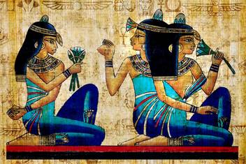 Oshi Egyptian Fine Art Paper Print Decorative Art Paintings