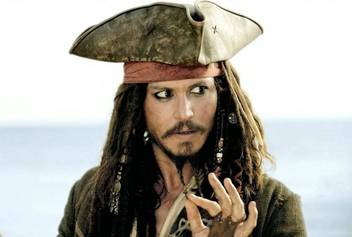 Eurekadesigns Poster Captain Jack Sparrow Paper Print