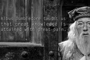 Athah Poster Albus Dumbledore Taught Us Paper Print Rolled Paper
