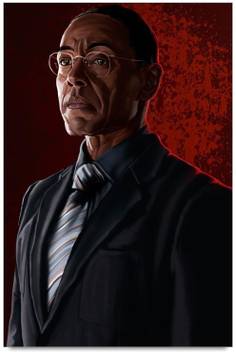 Rangeeleinkers Gus Fring Breaking Bad Digital Paint Laminated