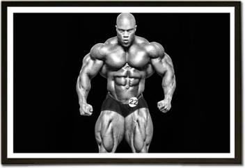 Framed Phil Heath Mr Olympia Body Builder Paper Print