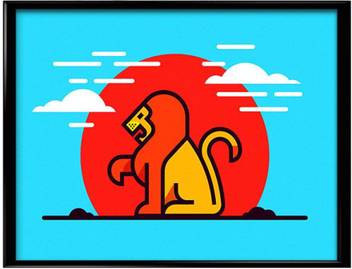 The Lion King Canvas Art Religious Architecture Decorative