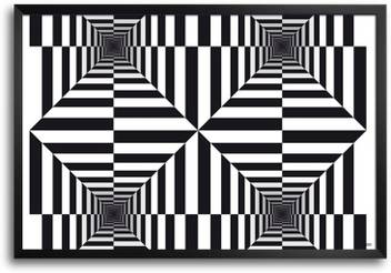 Optical Illusion Fp00003868 Framed Photographic Paper Abstract
