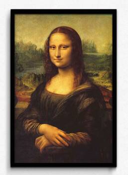 Seven Rays Mona Lisa By Leonardo Da Vinci Framed Small
