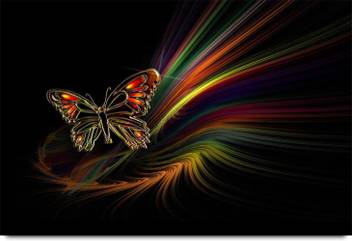 Abstract Butterfly Paper Print Animals Posters In India Buy