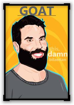 This Damn Dan Bilzerian Fan Art A4 Paper Print Art Paintings