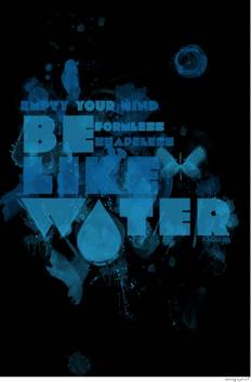 Ink And Graphite Bruce Lee Be Like Water Poster Paper Print Quotes Motivation Posters In India Buy Art Film Design Movie Music Nature And Educational Paintings Wallpapers At Flipkart Com