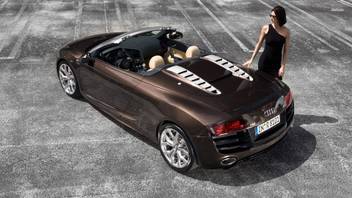 Audi R8 Girl Wallpaper