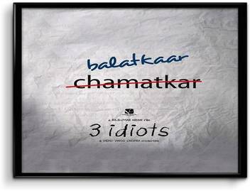 Three Idiots Minimal Canvas Art Quotes Motivation Children Places Posters In India Buy Art Film Design Movie Music Nature And Educational Paintings Wallpapers At Flipkart Com Two friends embark on a quest for a lost buddy.