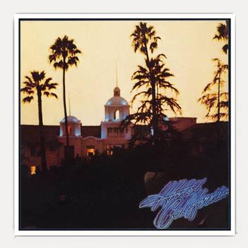 Hotel California Album Cover 18x12 Paper Print Abstract