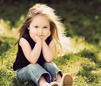 Sweet Beautiful Baby Girl Poster Paper Print Children Posters In