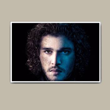 Game Of Thrones Jon Snow Wall Hang Fine Art Print Abstract
