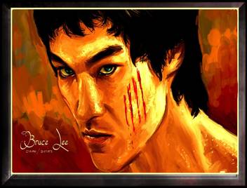 The Legend Bruce Lee Canvas Art Art Paintings Posters In India