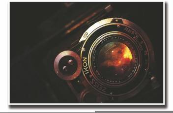 Posterhouzz Vintage Camera Lens Fine Art Print Abstract Posters