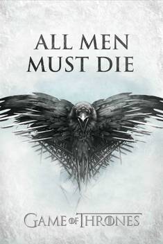 Game Of Thrones All Men Must Die Photographic Paper Tv Series Posters In India Buy Art Film Design Movie Music Nature And Educational Paintings Wallpapers At Flipkart Com