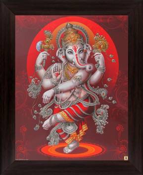 Lord Ganesha Ganpati Ganesh Poster Paper Print Art