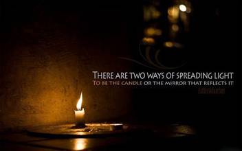 Candle Light Photographic Paper Quotes Motivation Posters In