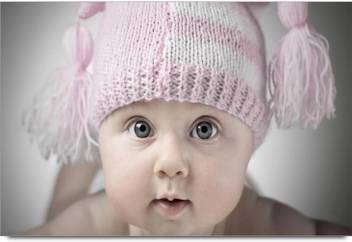 Amy Grey Eyed Cute Baby Girl 3d Poster Children Posters In India