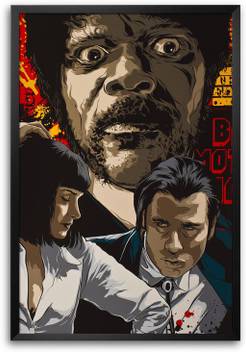 Rangeeleinkers Pulp Fiction Mordern Fan Art Laminated Frame Poster
