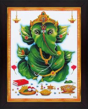 Lord Ganesha Ganpati Ganesh Poster Paper Print Art