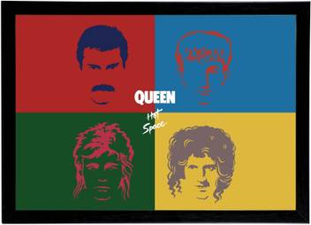 The Queen Band Wall Art Framed Poster Photographic Paper Pop Art