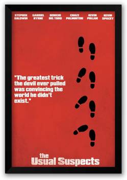 Athah Poster The Usual Suspects Quote Laminated Poster Minimalist Poster Paper Print Paper Print Movies Posters In India Buy Art Film Design Movie Music Nature And Educational Paintings Wallpapers At Flipkart Com