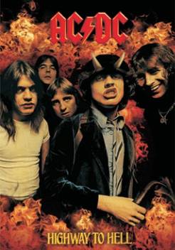 Ac Dc Highway To Hell Music 3d Poster Music Posters In India