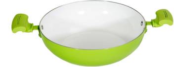 Declion 280 Ceramic Deep Kadai Kadhai 28 Cm With Lid Price In India Buy Declion 280 Ceramic Deep Kadai Kadhai 28 Cm With Lid Online At Flipkart Com