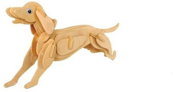 3d dog puzzle