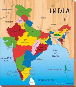 Kinder Creative Map Of India Map Of India Shop For Kinder