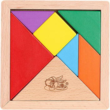 tangram wooden puzzle