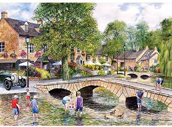 Gibsons Bourton On The Water Jigsaw Puzzle Bourton On The Water