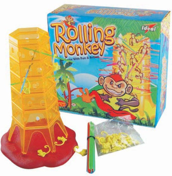 rolling monkey toy
