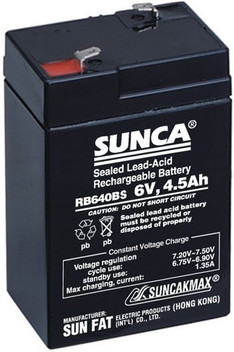 6 volt 4.5 ah rechargeable battery for ride on toys