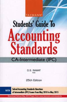 Ca Ipcc Accounting Standards D S Rawat Buy Ca Ipcc Accounting