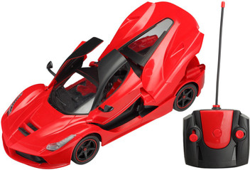 webby remote controlled super car with opening doors red