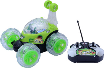 ben 10 rechargeable stunt car