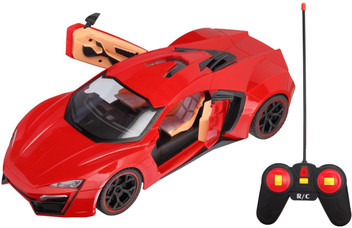 webby remote controlled super car with opening doors red