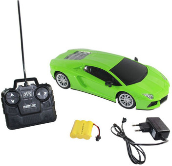 green remote control lamborghini