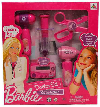 barbie doctor doll set