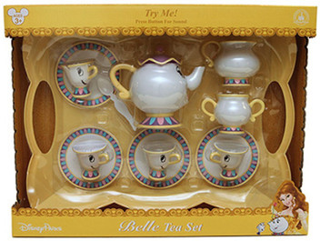 beauty and the beast toy tea set