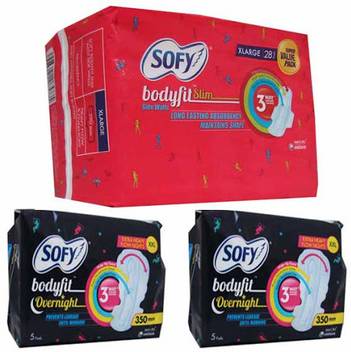 Sofy Side Walls Body Fit Xl Day And Xxl Night Sanitary Pad Buy Women Hygiene Products Online In India Flipkart Com