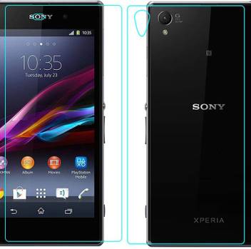 P Poplar Tempered Glass Guard For Front And Back Sony Xperia Z1 P Poplar Flipkart Com