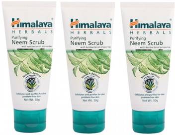 Himalaya Purifying Neem Scrub Pack Of 3 Scrub Price In India Buy Himalaya Purifying Neem Scrub Pack Of 3 Scrub Online In India Reviews Ratings Features Flipkart Com