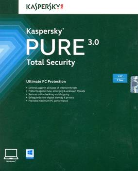 Kaspersky Pure 3 0 Total Security 1 Pc 1 Year Buy Kaspersky Pure 3 0 Total Security 1 Pc 1 Year Online At Best Prices In India Kaspersky Flipkart Com
