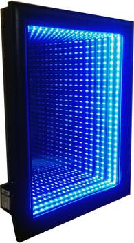 Smute20 Rectangular Infinity Mirror Decorative Showpiece 56 Cm
