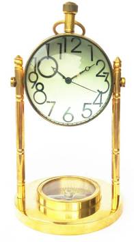 Kartique Antique Retro Vintage Inspired Table Clock With Magnetic