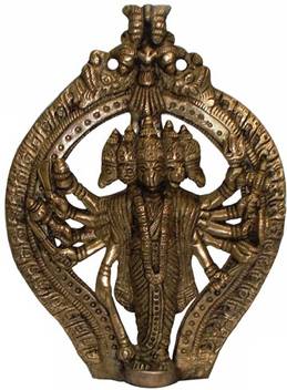 Radhika S World Of Crafts Panchmukhi Hanuman Wall Plate Large