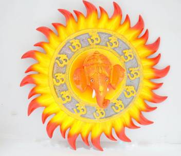 Moksha Surya Ganesh Wall Hanging Decorative Showpiece 22 Cm
